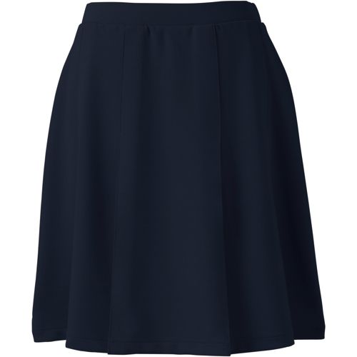 Women's Ponte Pleat Skirt Top of Knee