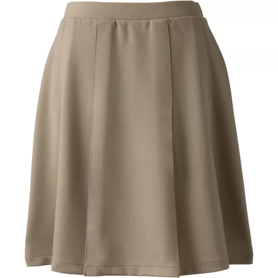 Women's Ponte Pleat Skirt Top of Knee - primary