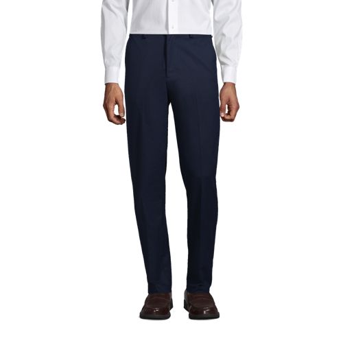 Lands' End Men's Straight Fit Flex Performance 5 Pocket Pants