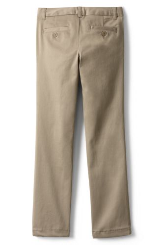 girls stretch khaki pants