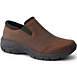 Women's All Weather Suede Leather Slip On Moc Shoes, Front