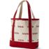 Medium Print 5 Pocket Open Top Canvas Tote Bag, Back