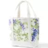 Medium Print 5 Pocket Open Top Canvas Tote Bag, Back