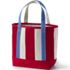 Medium Print 5 Pocket Open Top Canvas Tote Bag, Back