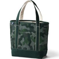 バッグ 80's LANDS' END multi color tote bag VTG Preppy 80s Lands End Navy + green monogram PSS canvas