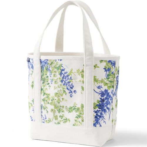 Medium Print Open Top Canvas Tote Bag