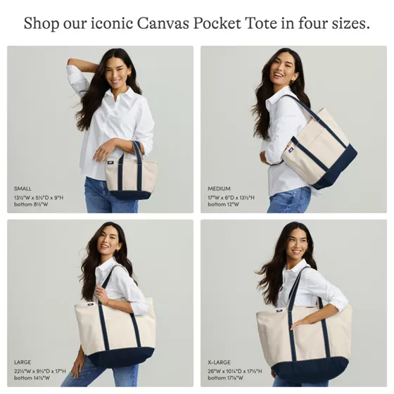 Canvas Pocket Tote - primary