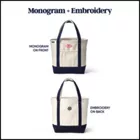 Medium Print 5 Pocket Open Top Canvas Tote Bag