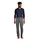 Men's Big Knit Rib Pajama Henley, alternative image