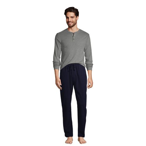 Le T-Shirt de Nuit Henley Côtelé Homme image number 3