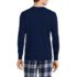 Men's Knit Rib Pajama Henley, Back