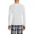 Men's Knit Rib Pajama Henley, Back