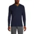 Men's Knit Rib Pajama Henley, Front