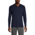 Men's Knit Rib Pajama Henley, Front
