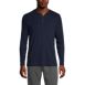 Men's Knit Rib Pajama Henley, Front