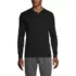 Men's Knit Rib Pajama Henley, Front