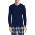 Men's Knit Rib Pajama Henley, Front
