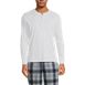 Men's Knit Rib Pajama Henley, Front