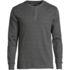Men's Big Knit Rib Pajama Henley, Front