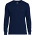 Men's Knit Rib Pajama Henley, Front
