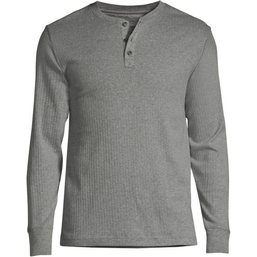 Men's Knit Rib Pajama Henley