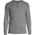 Men's Knit Rib Pajama Henley, Front