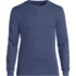 Men's Knit Rib Pajama Henley, Front