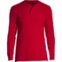 Men's Knit Rib Pajama Henley, Front