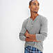 Men's Knit Rib Pajama Henley, alternative image