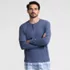 Men's Knit Rib Pajama Henley, Front