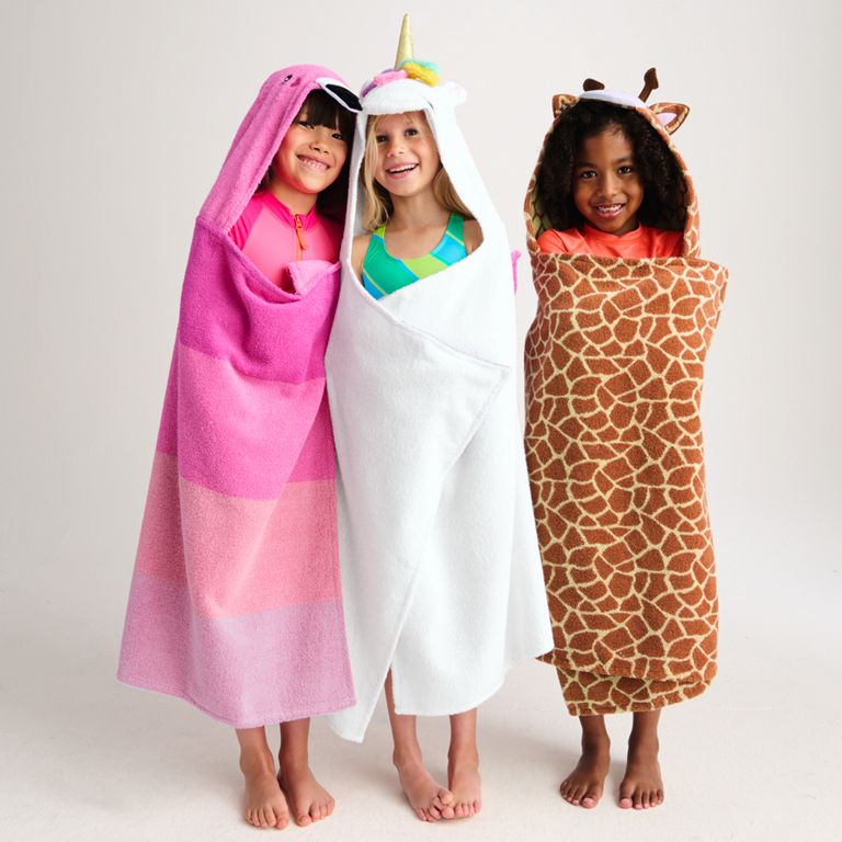 Kids Cotton Hooded Towel