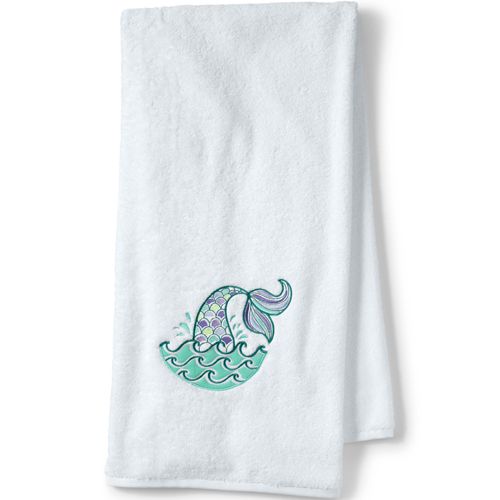 Premium Supima Cotton Bath Towel - Lands' End - White