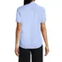 Women's Short Sleeve Peter Pan Collar Broadcloth Shirt, Back