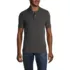 Men's Short Sleeve Tailored Banded Mesh Polo Shirt, Front