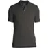 Men's Short Sleeve Tailored Banded Mesh Polo Shirt, Front