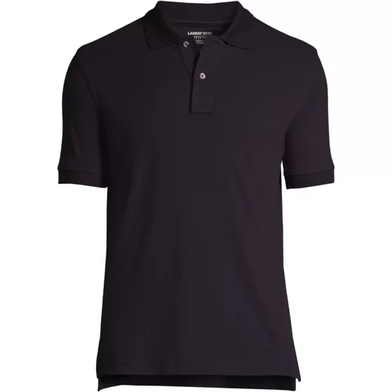 Men's Short Sleeve Tailored Banded Mesh Polo Shirt - primary