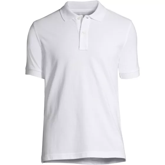 Men's Short Sleeve Tailored Banded Mesh Polo Shirt - primary