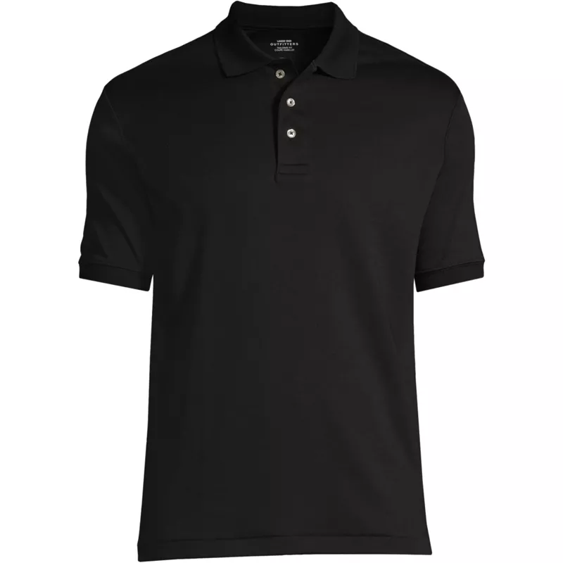 School Uniform Men's Signature Supima Short Sleeve Modern Fit Polo Shirt, Front