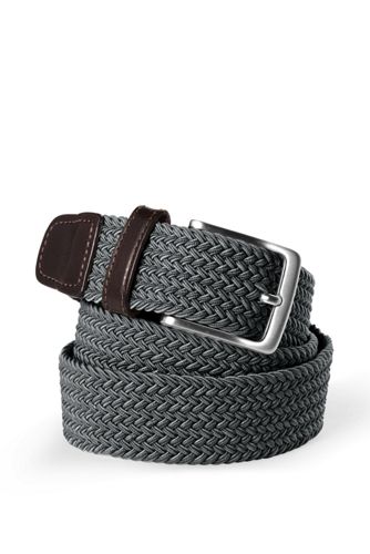 mens braided belt