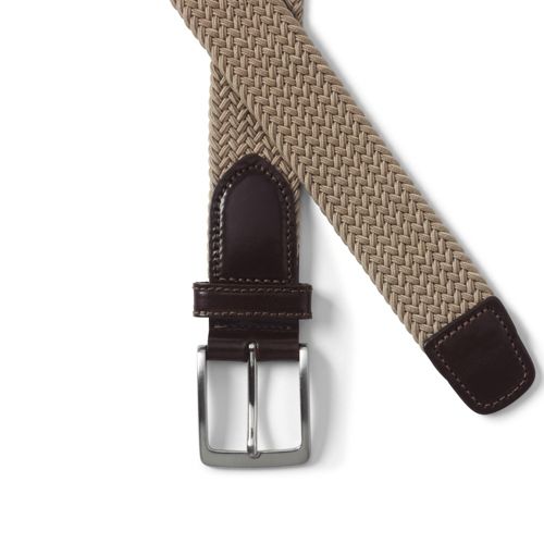 Braided Elastic Leather Belt - GANT