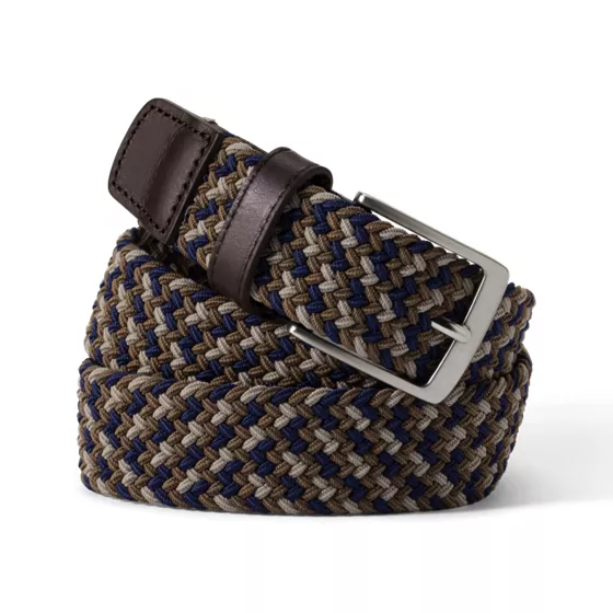 Men's Elastic Braid Belt - primary
