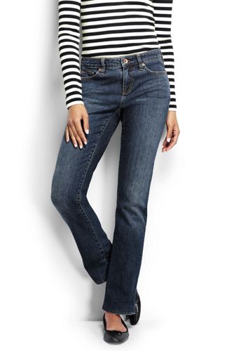 lands end straight leg jeans