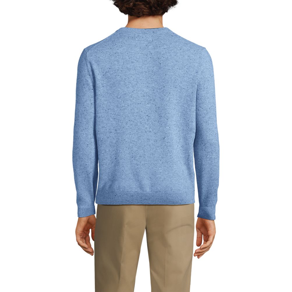 Men's Fine Gauge Cashmere V-neck Sweater | Lands' End