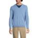 Men's Tall Fine Gauge Cashmere V-neck Sweater, Front