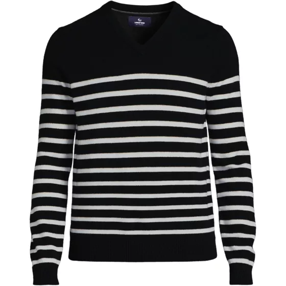 Men's Cashmere V-neck Sweater - primary