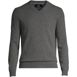 Men's Tall Fine Gauge Cashmere V-neck Sweater, Front