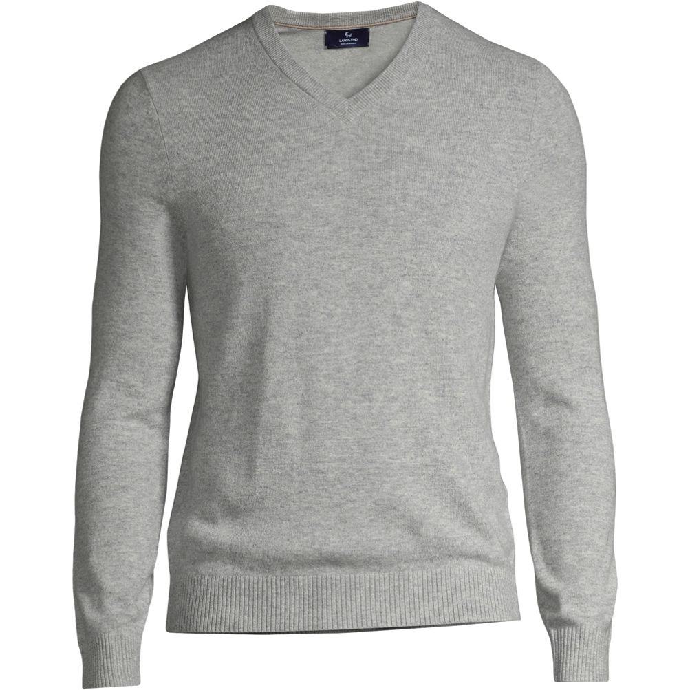 Lands&#039; End Cashmere V Neck Sweater Size Large
