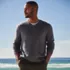 Men's Fine Gauge Cashmere V-neck Sweater, alternative image