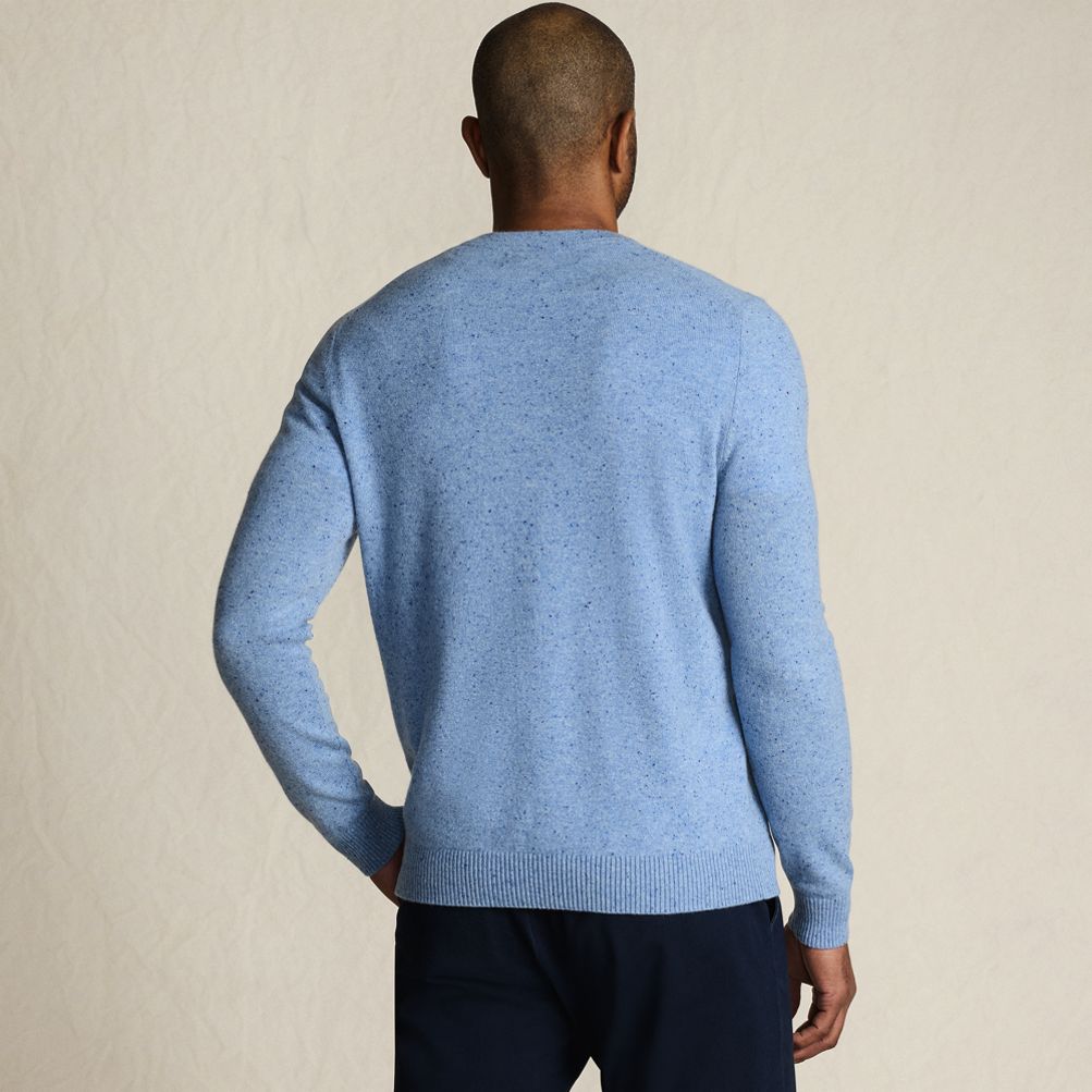 Men's Fine Gauge Cashmere V-neck Sweater | Lands' End