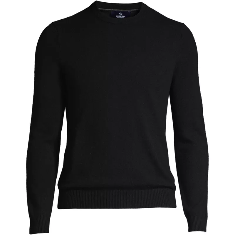 Men's Big Fine Gauge Cashmere Sweater, Front